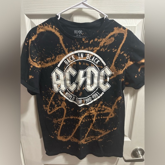 Shirts | Ac Dc Custom Acid Wash Size Medium | Poshmark